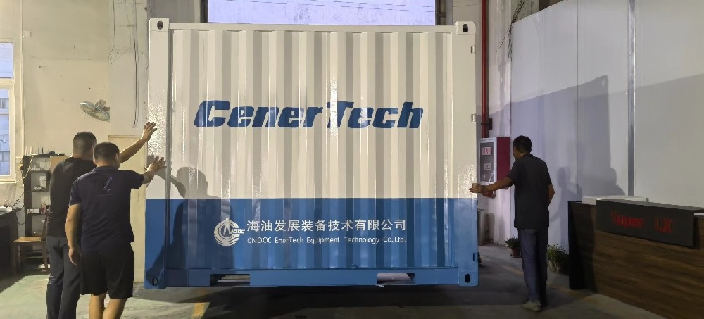 海洋鑽井平台噴砂工作站